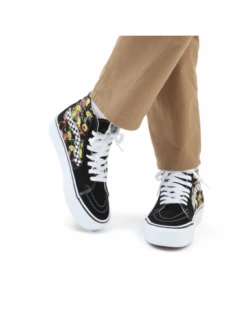 Vans Sneakers Montantes Femme Sk8-hi Platform 2.0 Floral Noir -Hylton Magasin vn0a5ky2bml vans 1