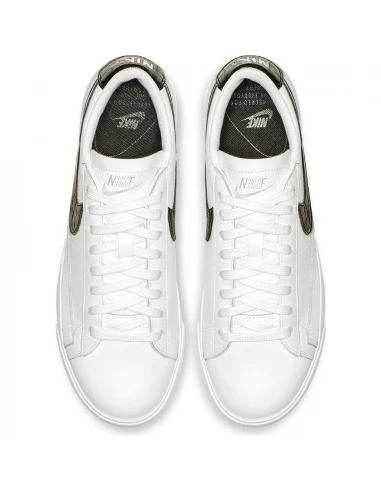 Nike Sneakers Mixte W Blazer Low Blanc/noir 5 Nike Sneakers Mixte W Blazer Low Blanc/noir – Image 3