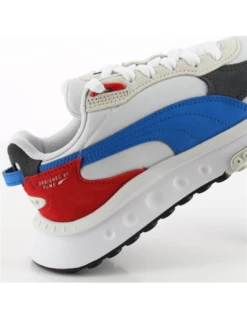 Puma Sneakers Femme Wild Rider Roll Blanc/rouge/bleu/gris -Hylton Magasin wild rider roll jr 1