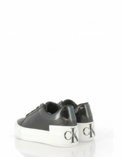 Calvin Klein Baskets Basses Compensées Femme Vulcanized Flatform Bold Femme Noir -Hylton Magasin yw00867 bds calvin klein 2