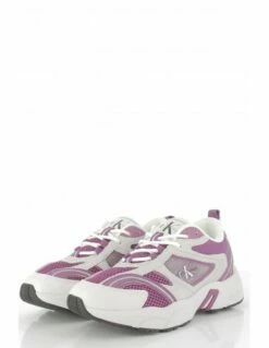 Calvin Klein Baskets De Ville Femme Retro Tennis Su-mesh Parme -Hylton Magasin yw00891 0kb calvin klein 1