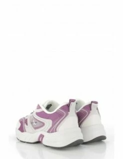 Calvin Klein Baskets De Ville Femme Retro Tennis Su-mesh Parme -Hylton Magasin yw00891 0kb calvin klein 2