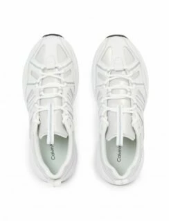 Calvin Klein Baskets De Ville Femme Retro Tennis Laceup -Hylton Magasin yw01044ybr calvin klein 1